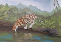jaguar mural
